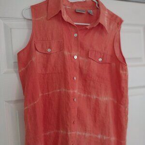 Chico's Orange blouse